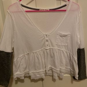 Free People Peplum Top